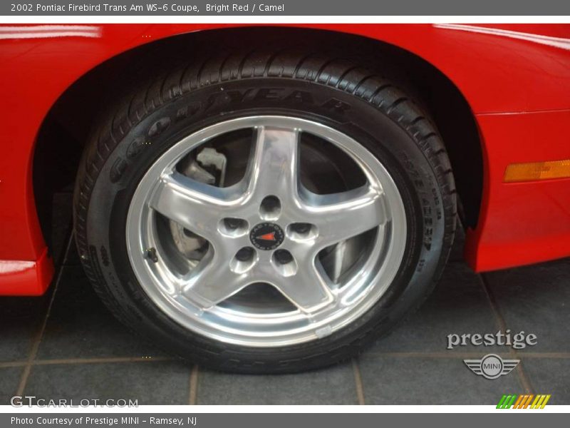 Bright Red / Camel 2002 Pontiac Firebird Trans Am WS-6 Coupe