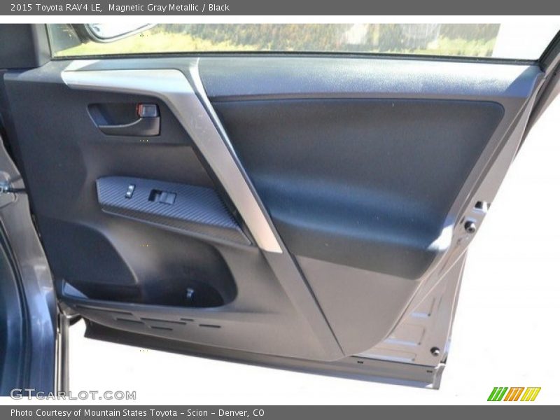 Magnetic Gray Metallic / Black 2015 Toyota RAV4 LE