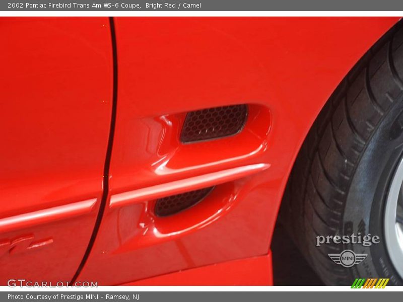Bright Red / Camel 2002 Pontiac Firebird Trans Am WS-6 Coupe