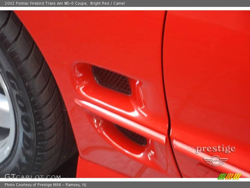 Bright Red / Camel 2002 Pontiac Firebird Trans Am WS-6 Coupe
