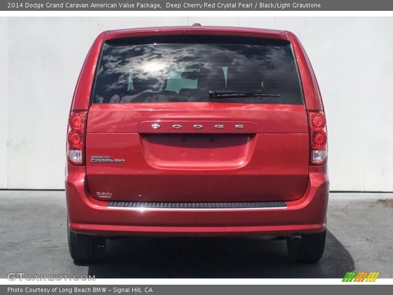 Deep Cherry Red Crystal Pearl / Black/Light Graystone 2014 Dodge Grand Caravan American Value Package