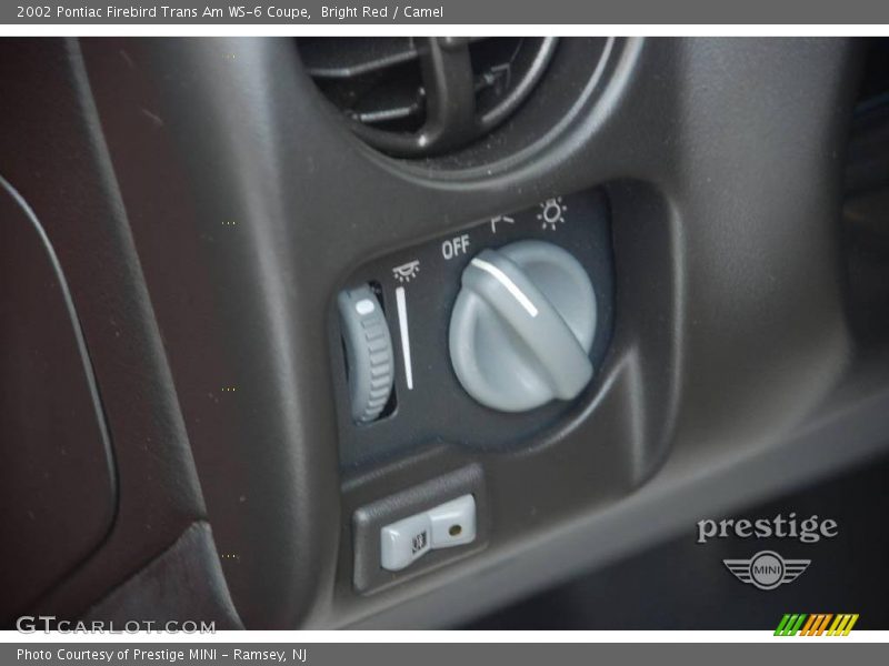 Bright Red / Camel 2002 Pontiac Firebird Trans Am WS-6 Coupe
