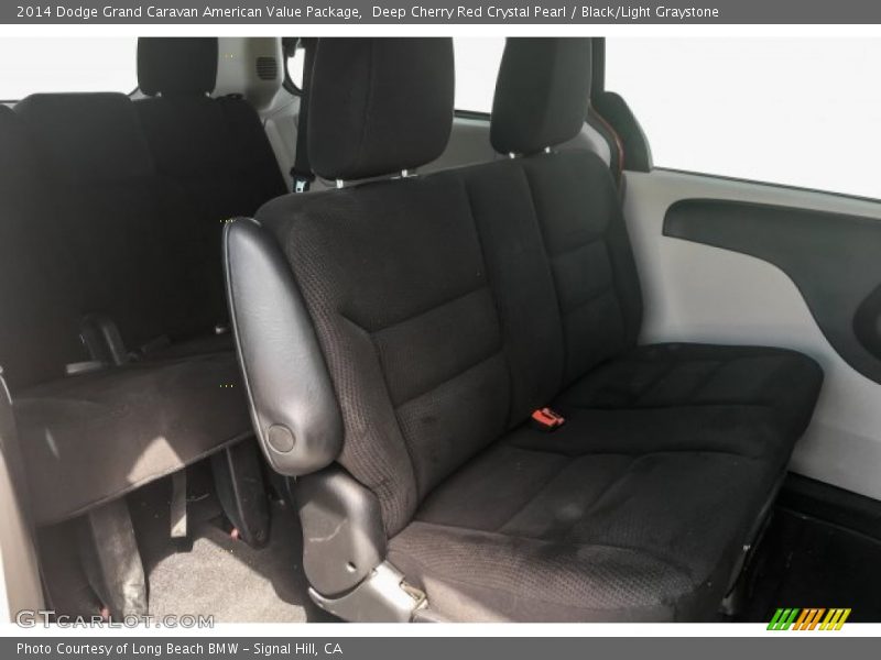 Deep Cherry Red Crystal Pearl / Black/Light Graystone 2014 Dodge Grand Caravan American Value Package