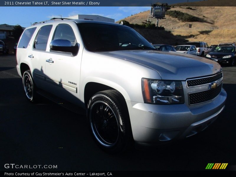 Sheer Silver Metallic / Ebony 2011 Chevrolet Tahoe LT