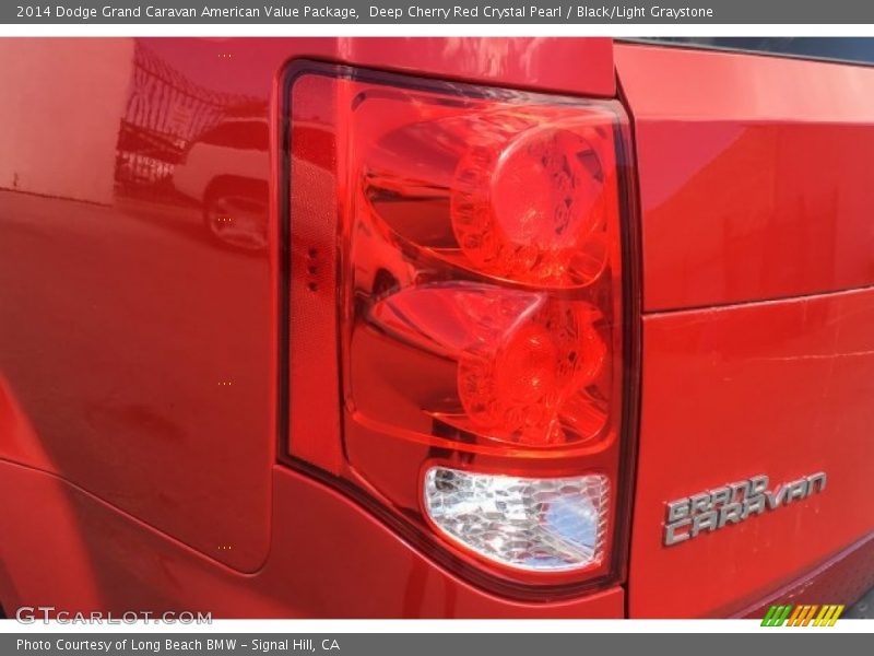 Deep Cherry Red Crystal Pearl / Black/Light Graystone 2014 Dodge Grand Caravan American Value Package