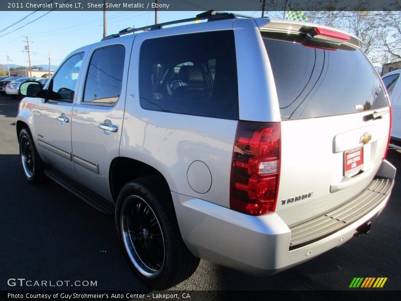 Sheer Silver Metallic / Ebony 2011 Chevrolet Tahoe LT