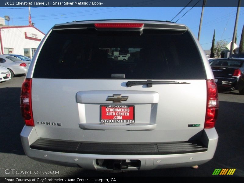 Sheer Silver Metallic / Ebony 2011 Chevrolet Tahoe LT