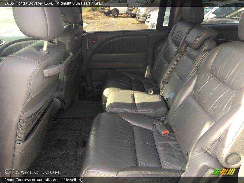 Midnight Blue Pearl / Gray 2005 Honda Odyssey EX-L
