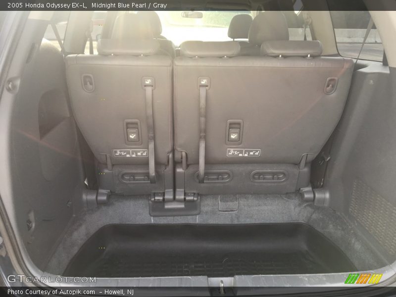 Midnight Blue Pearl / Gray 2005 Honda Odyssey EX-L
