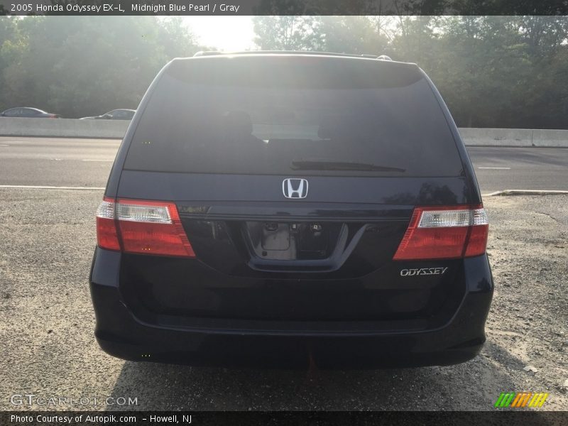 Midnight Blue Pearl / Gray 2005 Honda Odyssey EX-L