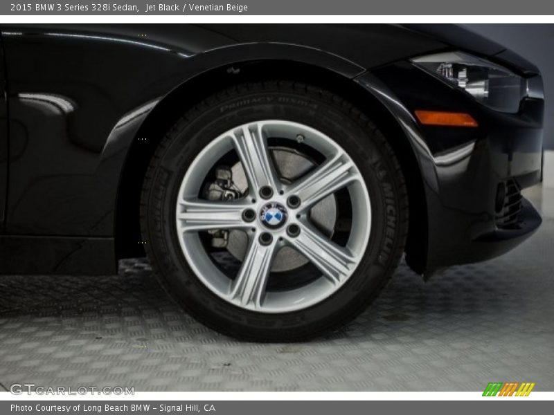 Jet Black / Venetian Beige 2015 BMW 3 Series 328i Sedan