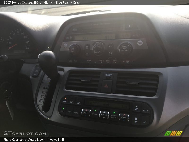 Midnight Blue Pearl / Gray 2005 Honda Odyssey EX-L