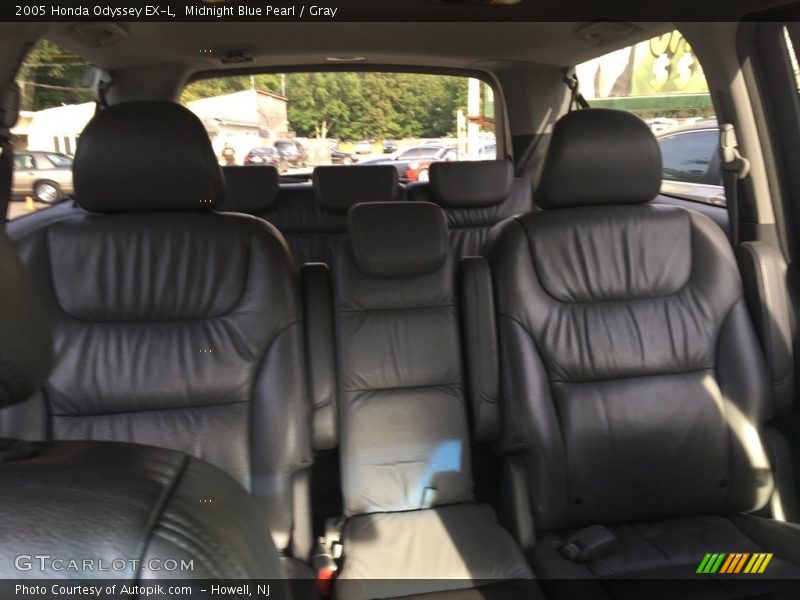 Midnight Blue Pearl / Gray 2005 Honda Odyssey EX-L