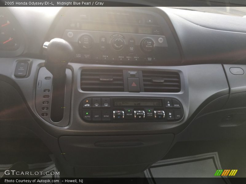 Midnight Blue Pearl / Gray 2005 Honda Odyssey EX-L