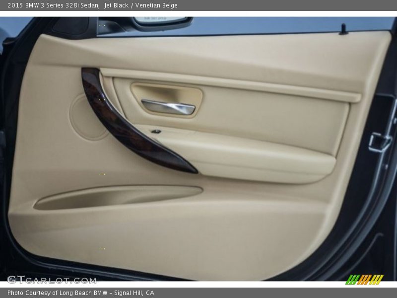 Jet Black / Venetian Beige 2015 BMW 3 Series 328i Sedan