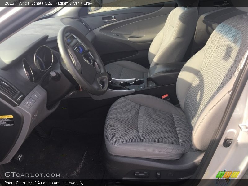 Radiant Silver / Gray 2013 Hyundai Sonata GLS