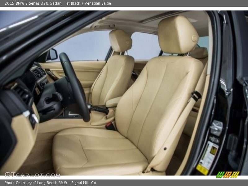 Jet Black / Venetian Beige 2015 BMW 3 Series 328i Sedan