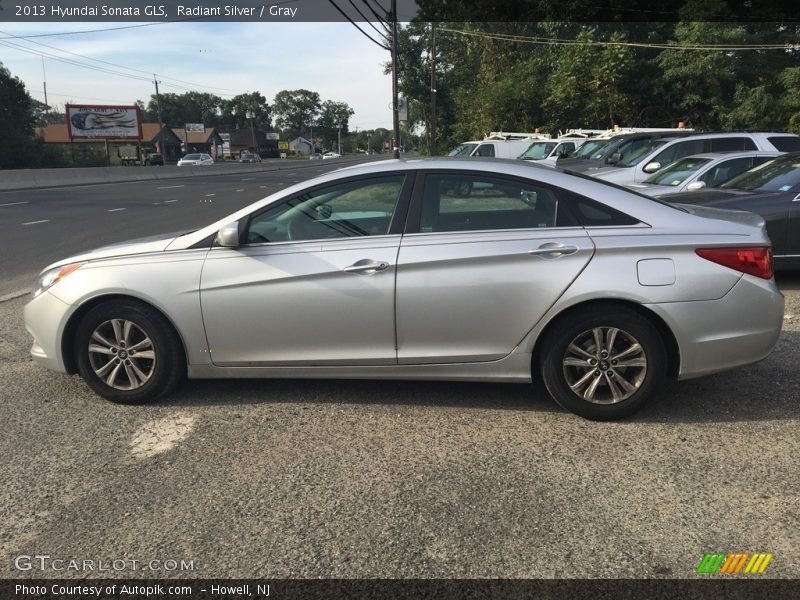 Radiant Silver / Gray 2013 Hyundai Sonata GLS