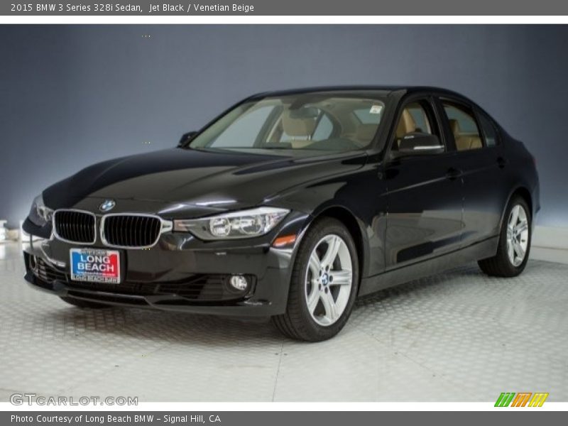 Jet Black / Venetian Beige 2015 BMW 3 Series 328i Sedan