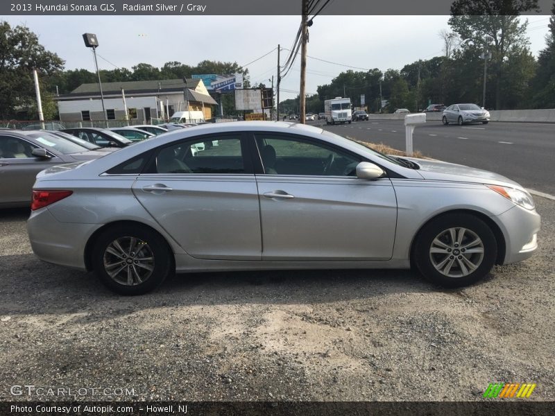 Radiant Silver / Gray 2013 Hyundai Sonata GLS