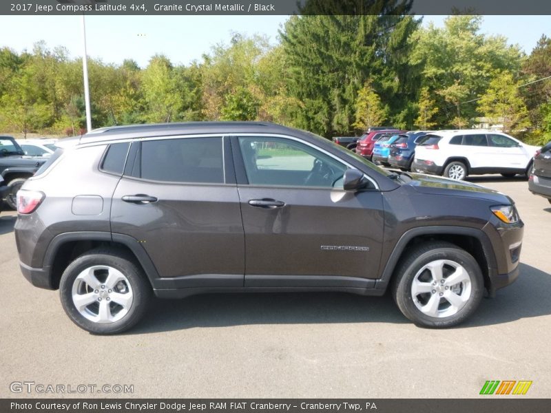 Granite Crystal Metallic / Black 2017 Jeep Compass Latitude 4x4