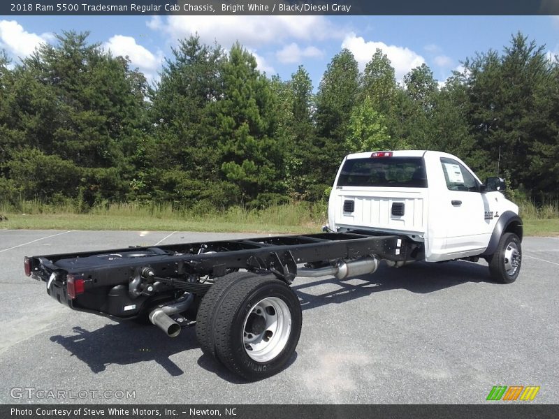 Bright White / Black/Diesel Gray 2018 Ram 5500 Tradesman Regular Cab Chassis
