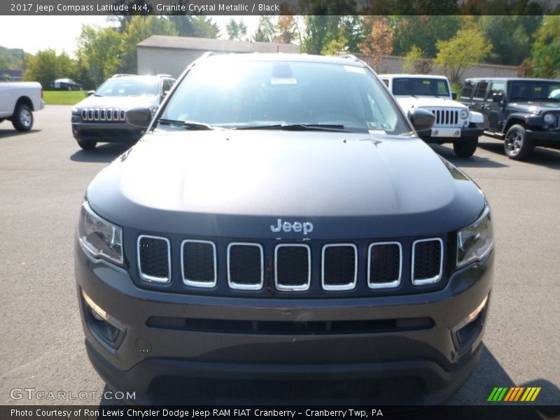 Granite Crystal Metallic / Black 2017 Jeep Compass Latitude 4x4