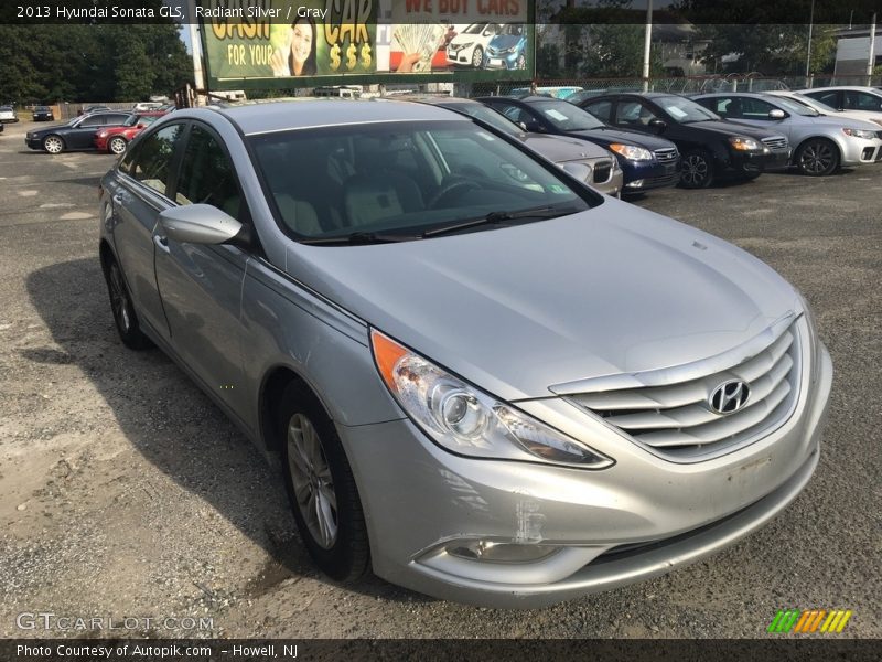 Radiant Silver / Gray 2013 Hyundai Sonata GLS