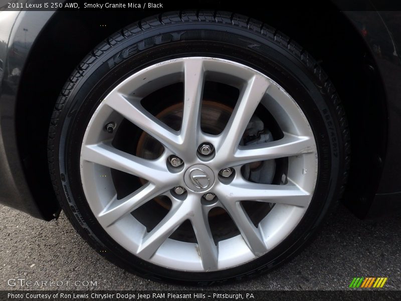 Smoky Granite Mica / Black 2011 Lexus IS 250 AWD