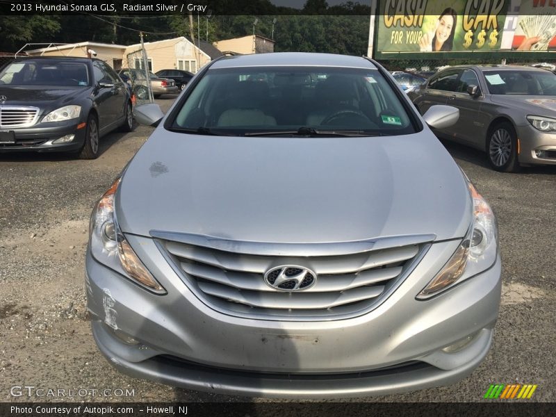 Radiant Silver / Gray 2013 Hyundai Sonata GLS