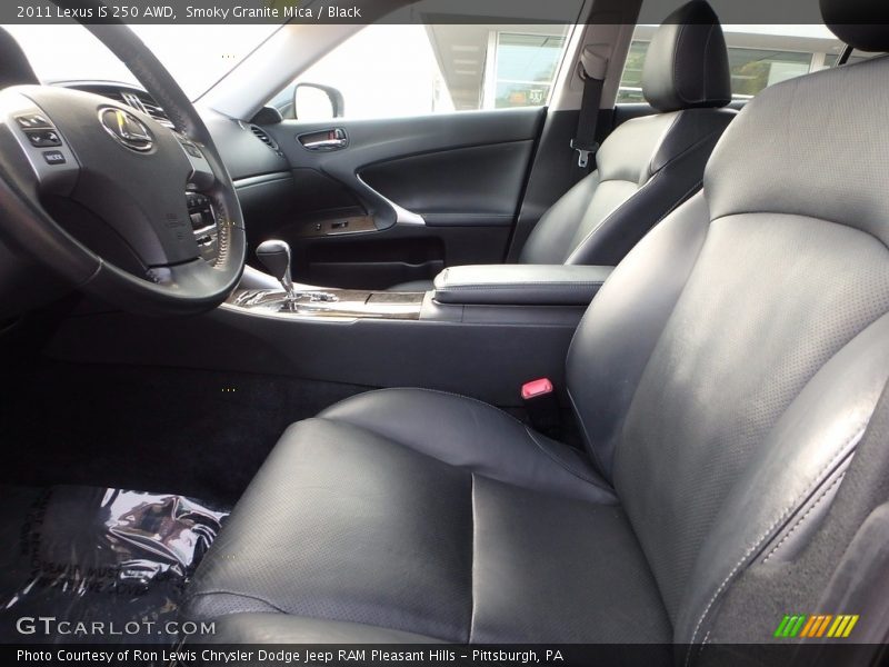 Smoky Granite Mica / Black 2011 Lexus IS 250 AWD