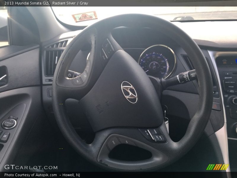 Radiant Silver / Gray 2013 Hyundai Sonata GLS