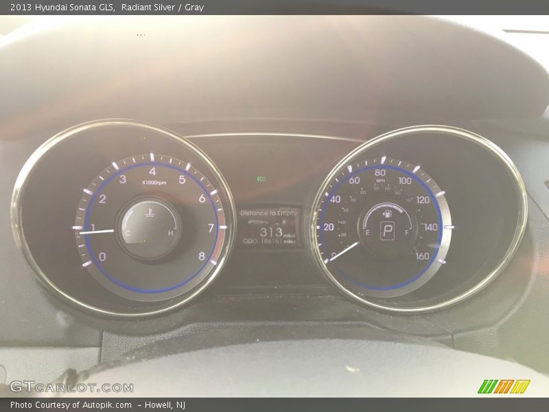 Radiant Silver / Gray 2013 Hyundai Sonata GLS