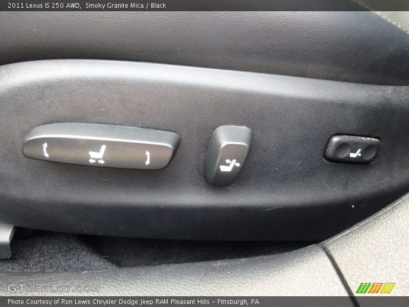 Smoky Granite Mica / Black 2011 Lexus IS 250 AWD