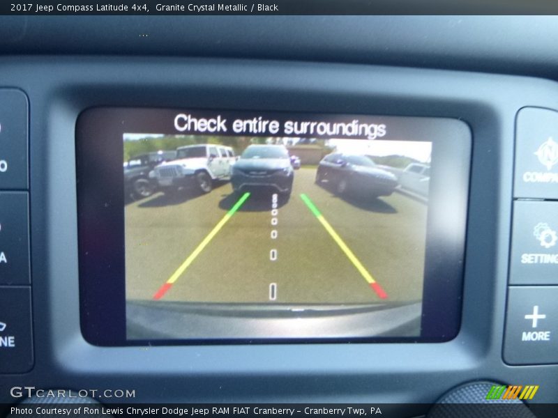 Granite Crystal Metallic / Black 2017 Jeep Compass Latitude 4x4