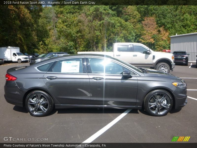 Magnetic / Sport Dark Earth Gray 2018 Ford Fusion Sport AWD