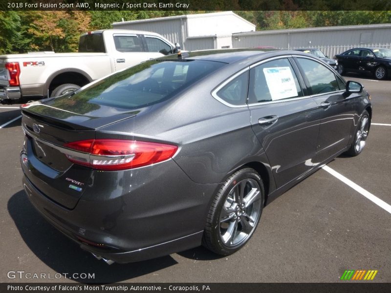 Magnetic / Sport Dark Earth Gray 2018 Ford Fusion Sport AWD