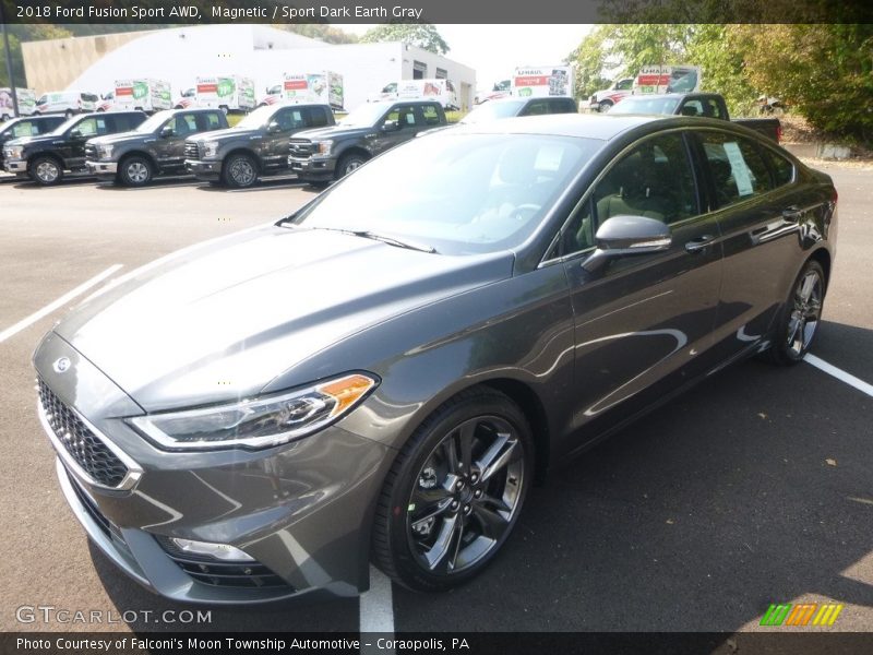 Magnetic / Sport Dark Earth Gray 2018 Ford Fusion Sport AWD