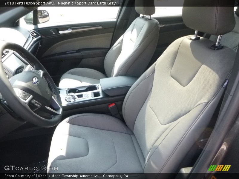 Front Seat of 2018 Fusion Sport AWD