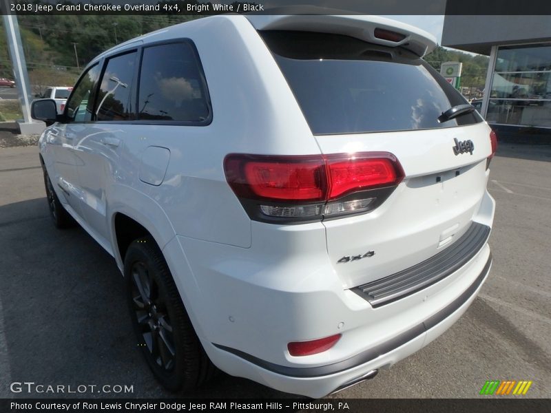 Bright White / Black 2018 Jeep Grand Cherokee Overland 4x4