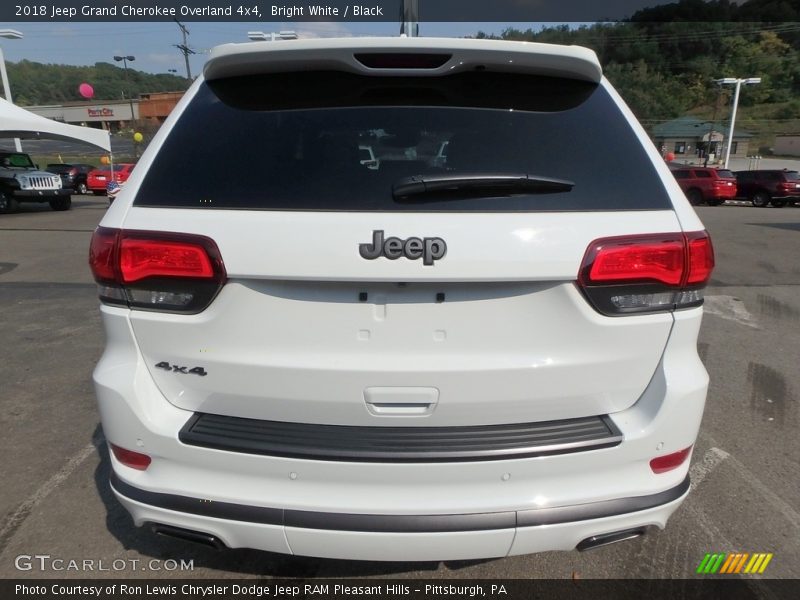 Bright White / Black 2018 Jeep Grand Cherokee Overland 4x4