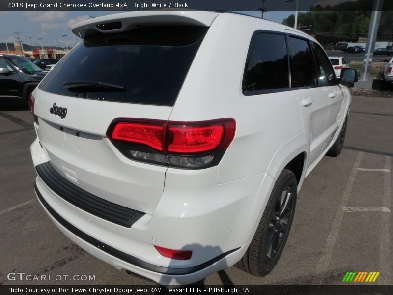 Bright White / Black 2018 Jeep Grand Cherokee Overland 4x4