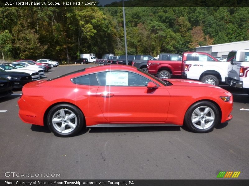 Race Red / Ebony 2017 Ford Mustang V6 Coupe