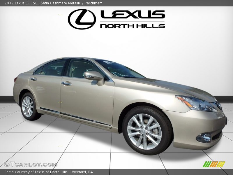 Satin Cashmere Metallic / Parchment 2012 Lexus ES 350