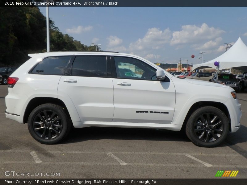 Bright White / Black 2018 Jeep Grand Cherokee Overland 4x4