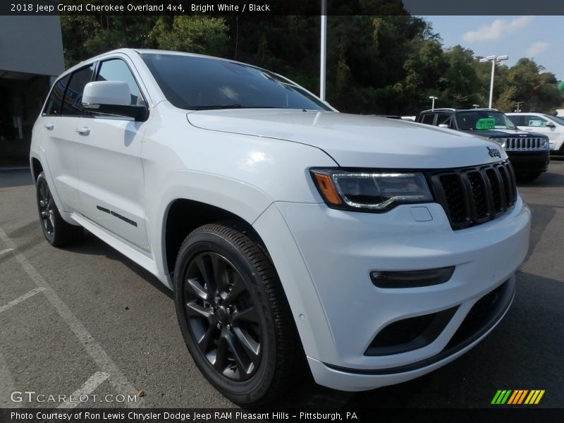 Bright White / Black 2018 Jeep Grand Cherokee Overland 4x4