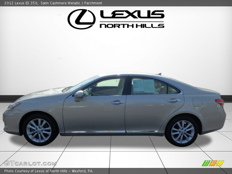 Satin Cashmere Metallic / Parchment 2012 Lexus ES 350