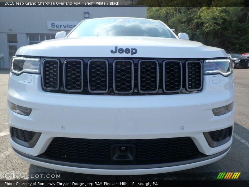 Bright White / Black 2018 Jeep Grand Cherokee Overland 4x4