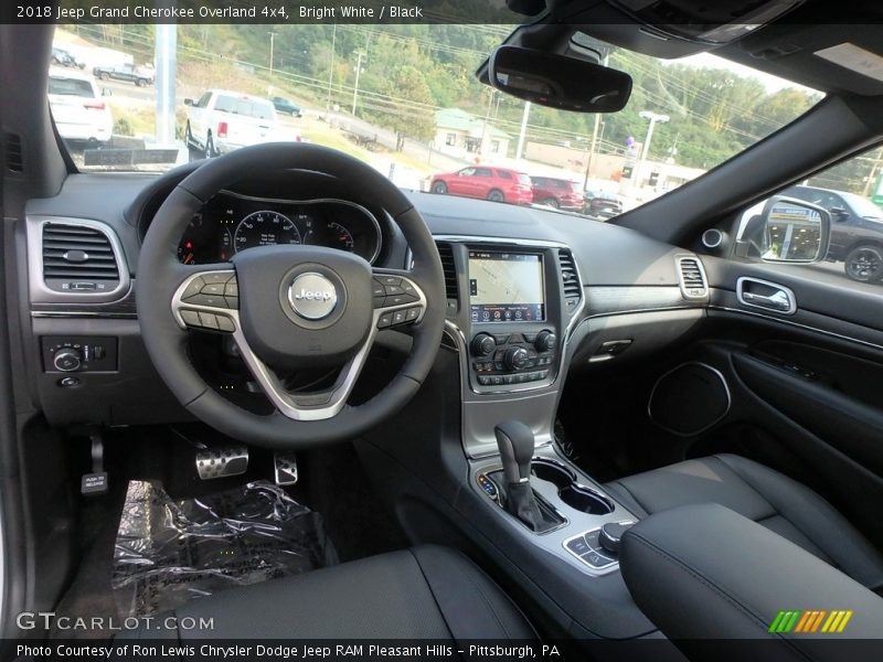 Bright White / Black 2018 Jeep Grand Cherokee Overland 4x4