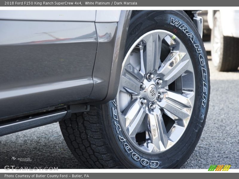 White Platinum / Dark Marsala 2018 Ford F150 King Ranch SuperCrew 4x4